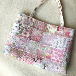 リバティのパッチワークbag(薄ピンク)
