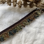 【50㎝〜】FC-0115  迷彩レース　レース　レースリボン　ブレード　フリンジ　フリンジレース　迷彩　lace ribbon handmade madeinJapan