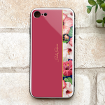 ハイビスカスのスマホケース  強化ガラス iphone12 夏 ハイビスカス スマホケース iphone11