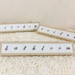 𓂃 ＊⌂Room plate ⌂＊𓂃 bathroom