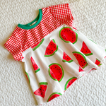 スイカ柄🍉ナチュラルt