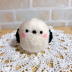 受注製作　まん丸ふわふわシマエナガ(ミニサイズ)