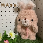 フワフワ♡うさぎのスマホポーチ 