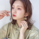 べっ甲まるflow ピアス/イヤリング 