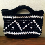 ネイティヴ柄トートバッグ