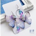 和風・ふわりふわり蝶/ピアス/ノンホールピアス