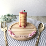 桜苺のパンケーキ＊スマホスタンド