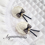 再販🍀【 犬用　👒　帽子 】 おしゃれ　トップノットペット　子供　ヘアアクセサリー　帽子　バレッタ　撮影　♡AquaMana♡