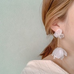 ✨大人気✨　再入荷！　シフォンタッセル シフォン ホワイト ゴールド 結婚式 ウェディングにも！