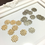 フラワー スカシパーツ  ハンドメイド  素材