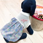 犬服【紫陽花バルーンワンピ💐パープル】
