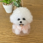 【送料無料】羊毛フェルト ビションフリーゼ
