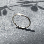 【レーザー刻印】silver 極細ring
