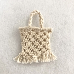 マクラメバック　macramé mini bag