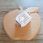 ストライプの小さなお守り袋