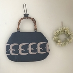 ミナペルホネン go!（dark gray）のバンブートート