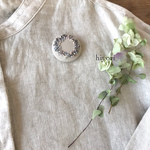 刺繍ブローチ