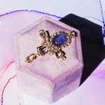 【12月誕生石】タンザナイト　ヘキサゴン　マジックボックス【Tanzanite/ Hexagon Magic Ring box】