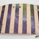 【受注製作】宇宙ストライプ×星座キーケース（本革）