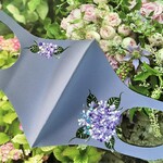 ★人気商品ラスト1 枚★　【送料無料】COOL ひんやり　紫陽花　ウレタンマスクトールペイント