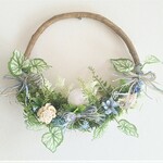 玄関リース    サマーリゾート  　   夏リース　結婚記念日、母の日、ウェディングリース