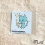 にゃん様ステッカー【だめっにゃん様ver.】