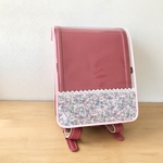 新柄入荷♪再販＊女の子向け♡切替柄と縁取りが選べる＊透明ランドセルカバー