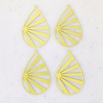 Yellow Designed Drop Pendant Tops