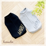 【犬服】Big Nameタンクトップ★名入れ付き!!オーダー可