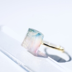 glass emerald ring #14