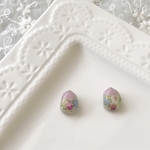 𝕜𝕦*𝕞𝕠𝕞𝕠𖦥⚘𖡡ꫛᥱꪝ コリンスピンク カラー フェミニン フラワー レジン 小ぶり ピアス 母の日