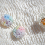 ＊ほんのり色づく和菓子ピアス＊