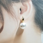 ピアス HoopPerl ピアス イヤリング変更可能  樹脂ピアス 樹脂イヤリング シンプル トレンド 定番デザイン NO.458