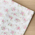 50*50【コットン刺繍】Spiral Flower -花束-／ピンク《 生地 コットン 綿 花柄 花 花束 フラワー 水彩 刺繍 レース マスク 青 COTTONCANDY 刺繍レース 薄手 》