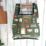 〔カーキ〕レトロ家電【コンビニ弁当サイズ】レジ袋型エコバッグ