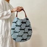 oval bag *⚮* runrunrun  blue×darkgreen *⚮*