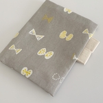 30%off！こだわりの♪ほぼ日手帳オリジナルカバー・グレーリボン