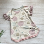 【130】プラネット☆袖フリル付きドロップTシャツ