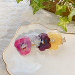 ビオラ mixカラー ヘアクリップ