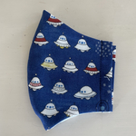宇宙船　子供立体マスク　濃紺出た！！