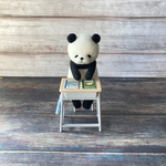 羊毛フェルト  お勉強パンダさん🐼