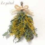 ミモザ&ユーカリ＊ドライフラワースワッグ