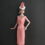 ワンピース＋カクテルハット［ピンク］【Barbie FR PoppyParker Misaki 1/6 ドール服】