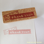 thank you♡マステ風はんこ