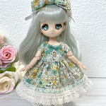 【オビツ11】春色のワンピースセット<ミント>