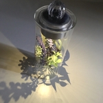 花のランプ　LEDランプのボトルフラワー　〜野原の草花　母の日、プレゼントにも