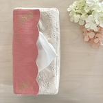 ♡ご専用♡ティッシュもおめかし♡ボックスティッシュカバー＊04＊Hana sanpo pink flower garden