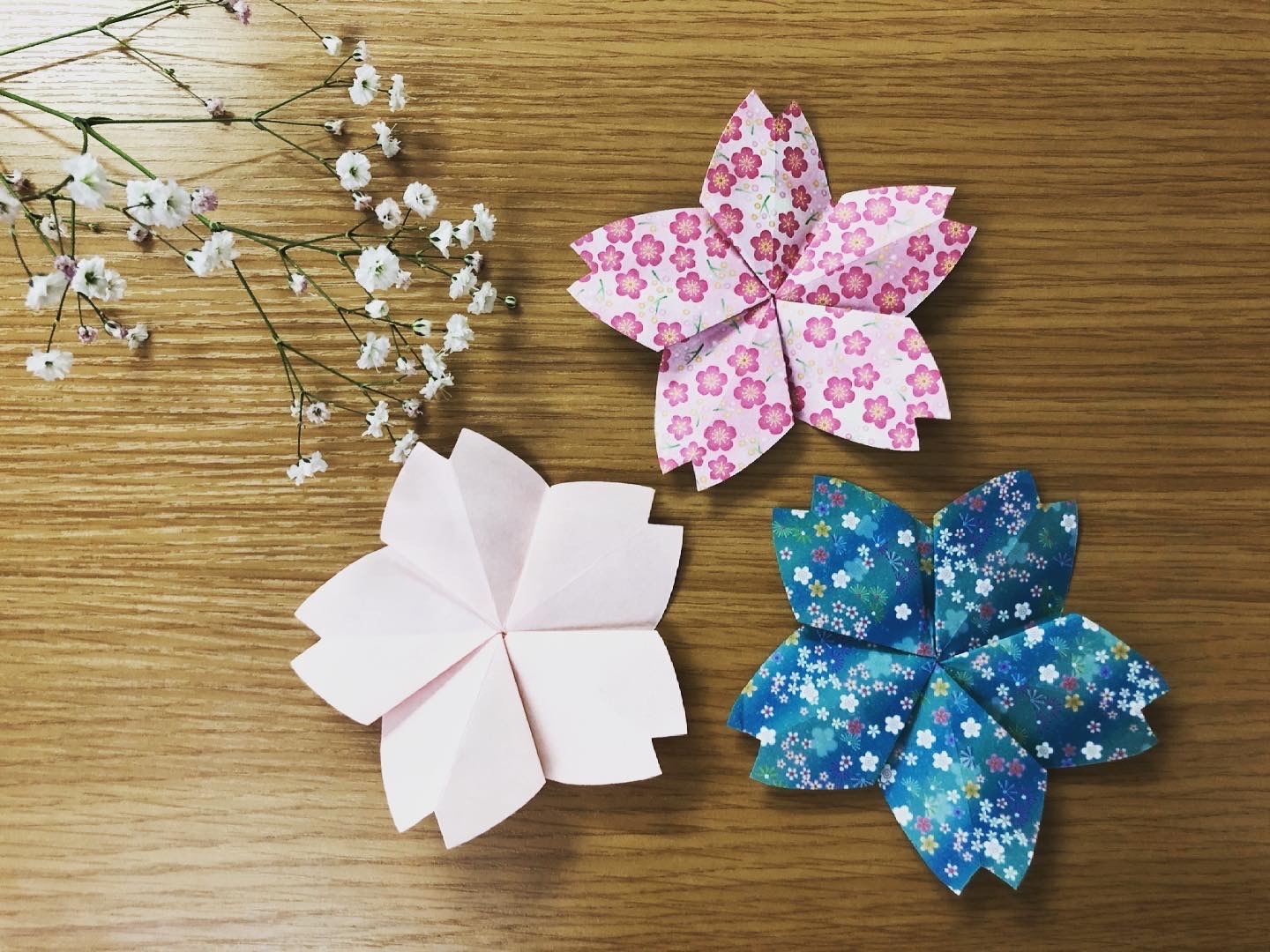 折り紙桜シリーズ S Gallery Minne 国内最大級のハンドメイド 手作り通販サイト