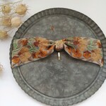 ﾎﾟﾆｰﾌｯｸ ｲﾝﾄﾞ刺繍 刺繍 ﾘﾎﾞﾝ ﾍｱｱｸｾｻﾘｰ