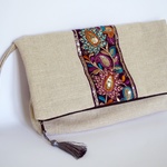 ｔ様ご注文分　クラッチバッグ リネン×スパンコール